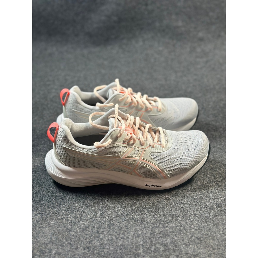Asics Gel-Contend 9 Womens 8.5 Wide Running Shoes Grey Peach 1012B678 - Picture 5 of 11